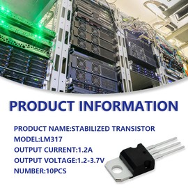 Innfeeltech 10Pcs LM317 Linear Voltage Regulator 1.2~3.7V 1.2A to 220 Three-Terrminal Regulator