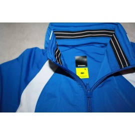 Diadora Coppa Jacket Y/S Blue Zippered Front