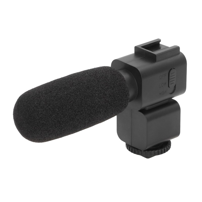 Video Recording Microphone Wide Range Frequency Shock Absorbing Stereo Interview