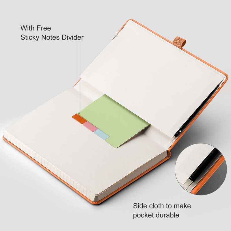 RETTACY Notebook A5 Lined Hardback 2 Pack - Thick Journal