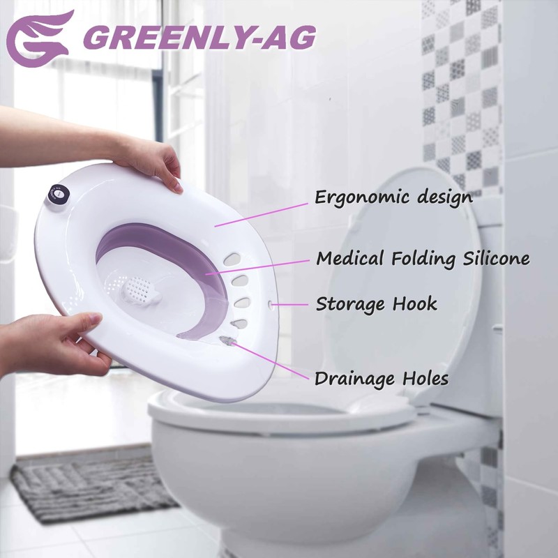 G GREENLY-AG Sitz Bath, Sitz Bath for Toilet, Electric Sitz