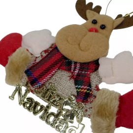 Jands Distribution Santa Claus Rodolfo El Reno Muñeco De Nieve  6pz De Fieltro