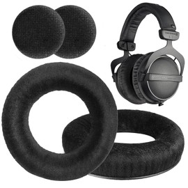 DT 770 Pro Earpads Replacement DT 990 Pro Ear Pads Cushions Cover Cups Compatible with Beyerdynamic DT 1990 Pro/DT 990 Pro/DT770 Pro/DT880Pro/DT 990/DT 770/DT 880/DT860/DT660/T70P/T5P Headphones.