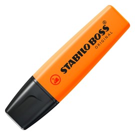 Stabilo Boss Original Highlighter Pen - single pen, Fluorescent orange
