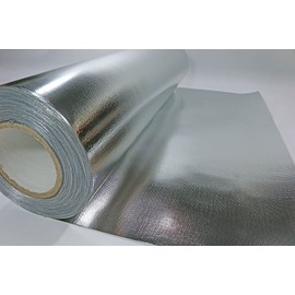 Solid Radiant Vapor Barrier Heat Shield Sauna Attic Foil 1000qft 2FT Insulation