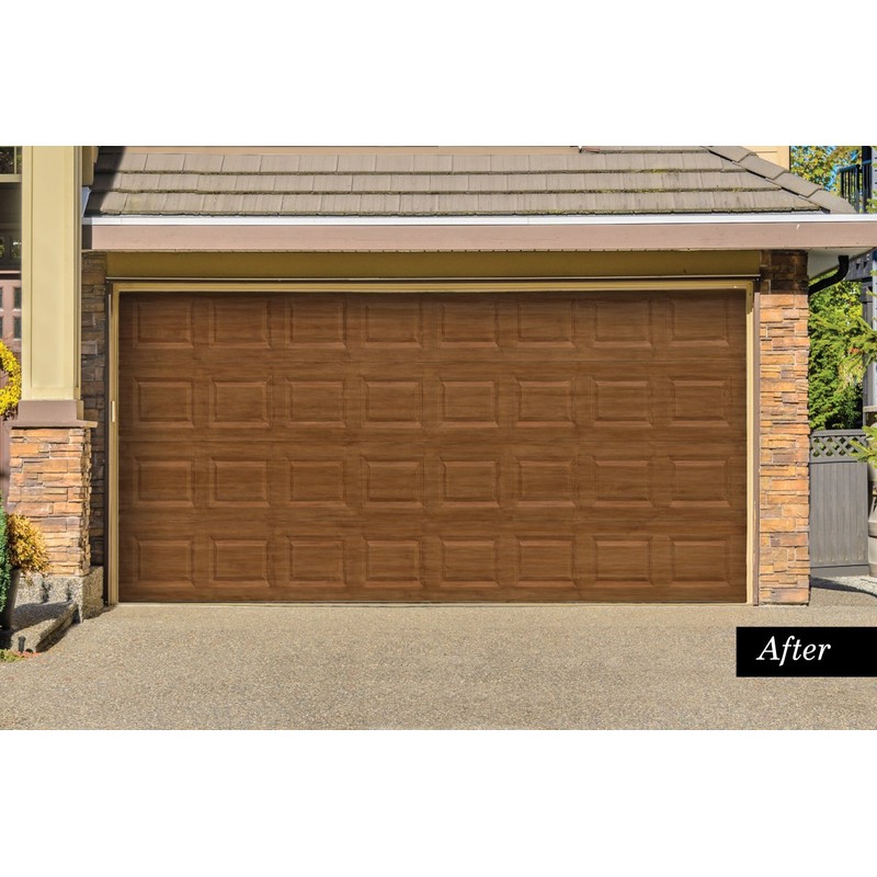 Wood Look Paint Kit for Garage Doors (Red Oak)