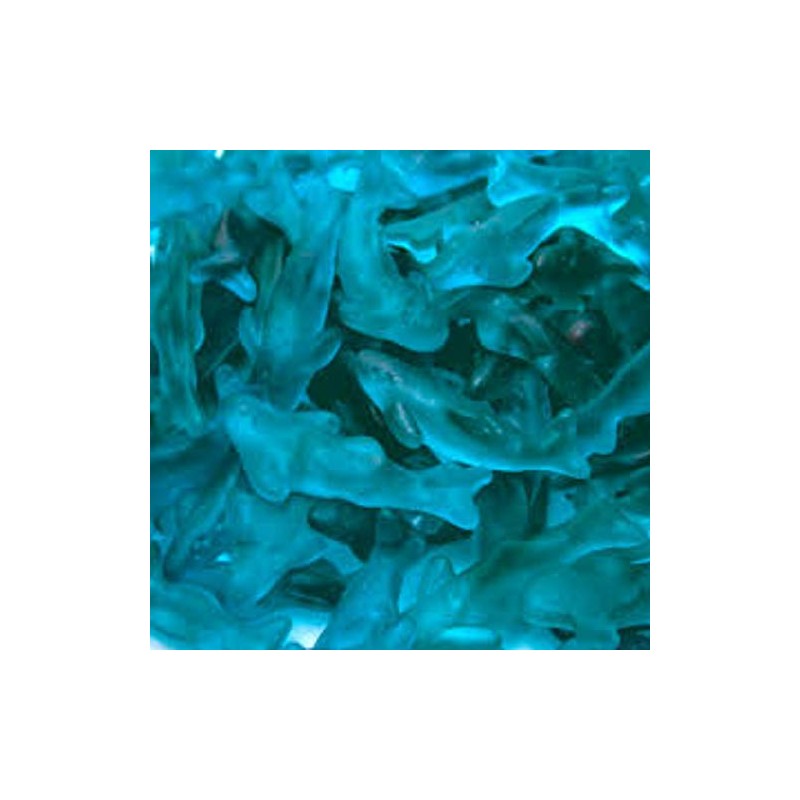 Gustaf's Blue Raspberry Gummi Dolphins (2.2Lb(1kg))