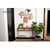 DECOMIL Bamboo Coat Rack with Shelf, Wall Mount Coat Hanger