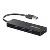 BUFFALO BSH4U120U3BK USB 3.0 4-Port Bus Power Hub, Black