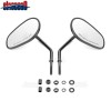 sinocea0 Black Rear View Mirrors For Harley Davidson Electra Glide