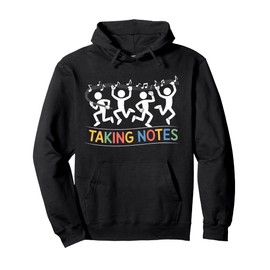 Taking Note Funny Music Art Gag Music Lover For Men Women Pullover Hoodie