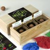 Kit di autocoltivazione Insalate: Rucola, pomodoro ciliegino e soncino.
