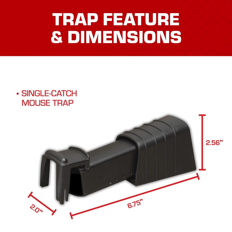 Tomcat Live Catch Mouse Trap (Single Catch), 1 Trap