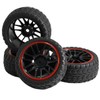 Vgoohobby 12mm Hex Wheel Rims & Rubber Tires Compatible with