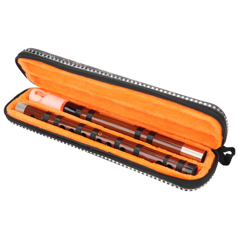 GKey Bamboo Flute Refined Chinese Wind Lettering Instrument Dizi Kit