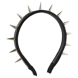 Headband with Spikes, Spike Rivets, Studded Metal Headband, Gothic Headpiece, Headpiece for Women, Halloween, Cosplay