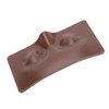 Eye Makeup Practice Board Closing Eyes Reusable Silicone Mannequin Face