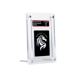 FANTASY CLUB | Acrylic Graded Card Slab Stand – Display Your Favorite Slabs with Optical Clarity and 99.8% UV Protection | Seamless Frame with Clean Grid Layout to Elevate Your Graded Collection