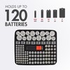 Tenergy Alkaline Batteries & Storage Case, 48xAAs, 48xAAAs, 8xC Size,