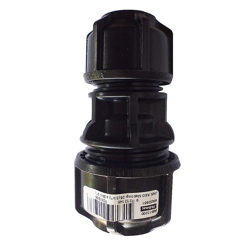 Philmac 25mm(3/4") x 20mm(1/2") Reducing Poly Joiner 9132