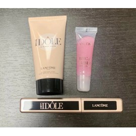 Lancôme 3pcs Set Lancôme Idôle Body Lotion 1.6oz + Full sized Mascara + Lipgloss Miracle