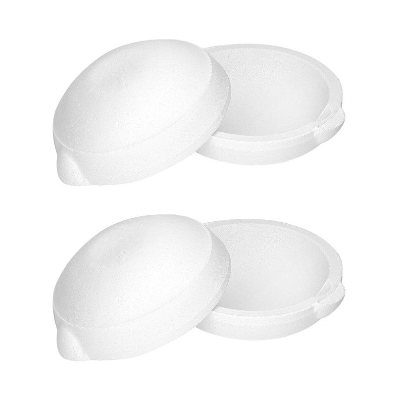 QWORK Ceramic Crucible Bowl, 4 Pcs Quartz Melting Dishes Pot