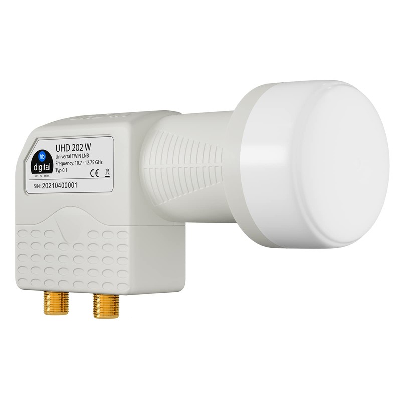 HB-DIGITAL 4x Twin LNB LNC 2 Subscribers Direct (Four Pieces)