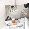 DAFENA Black Boho Pillow Covers 12x20 Inch 2 Pcs Beige
