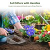 4 Pcs Gardening Soil Sifters - Garden Sifters with Handles,