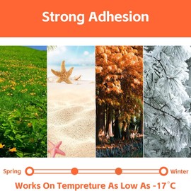 Weather Stripping Door Seal, Window Insulation Kit for Winter, 2 Inch x 33FT, Window Weather Sealing Tape,Weather Stripping for Doors, Windows,No Residue, Strong Sticky