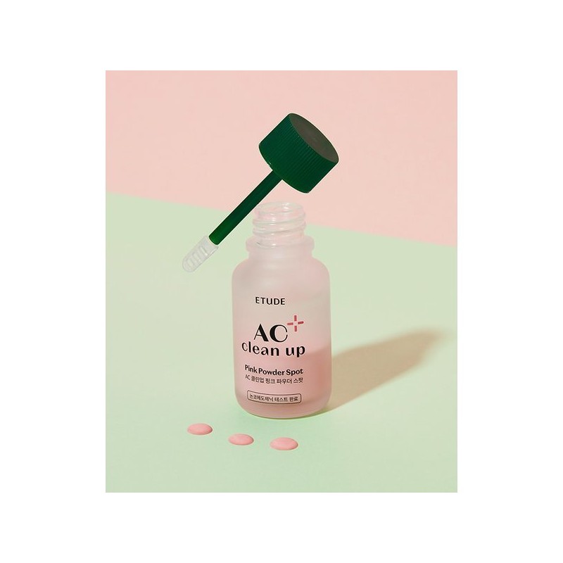 Etude AC 클린업 핑크 파우더 스팟 /피부고민케어 AC Cleanup Pink