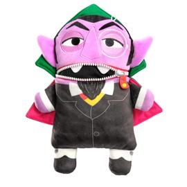 Schmidt Spiele 42556 Sorgenfresser, Graf Number from Sesame Street, Plush Toy 30 cm