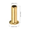 PATIKIL 4mm ID 6.5mm OD Tube Brass Compression Fittings, 5