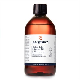 Naissance Calendula Infused Oil (No. 202) - 450ml - for Skin, Hands, Feet, Nails, Hair