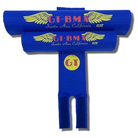 GT Santa Ana Wings 1984-86 BMX Pad Sets by Flite Blue 1" top Tube Diameter