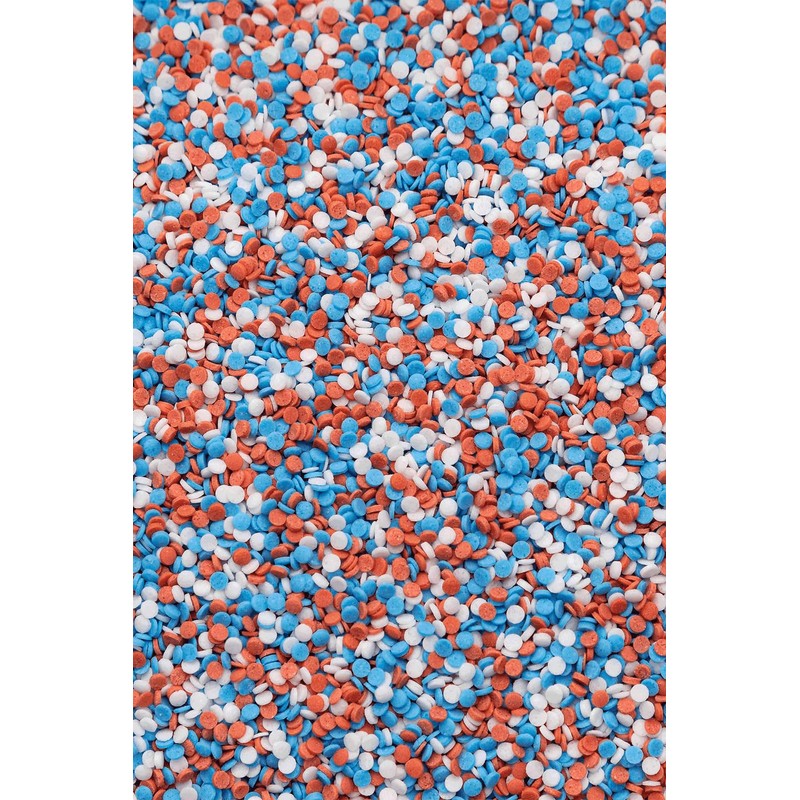 SPRINKLY - Matt Sugar Confetti - Red, White & Blue