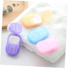 MERRYHAPY 120sheets Portable Soap Paper for Travel Camping and Hiking Convenient Hygiene Milk and Scents Lightweight and Easy to Carry