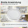 Steinberg14 White Ventilation Grille 100 mm - Plastic Exhaust Grille