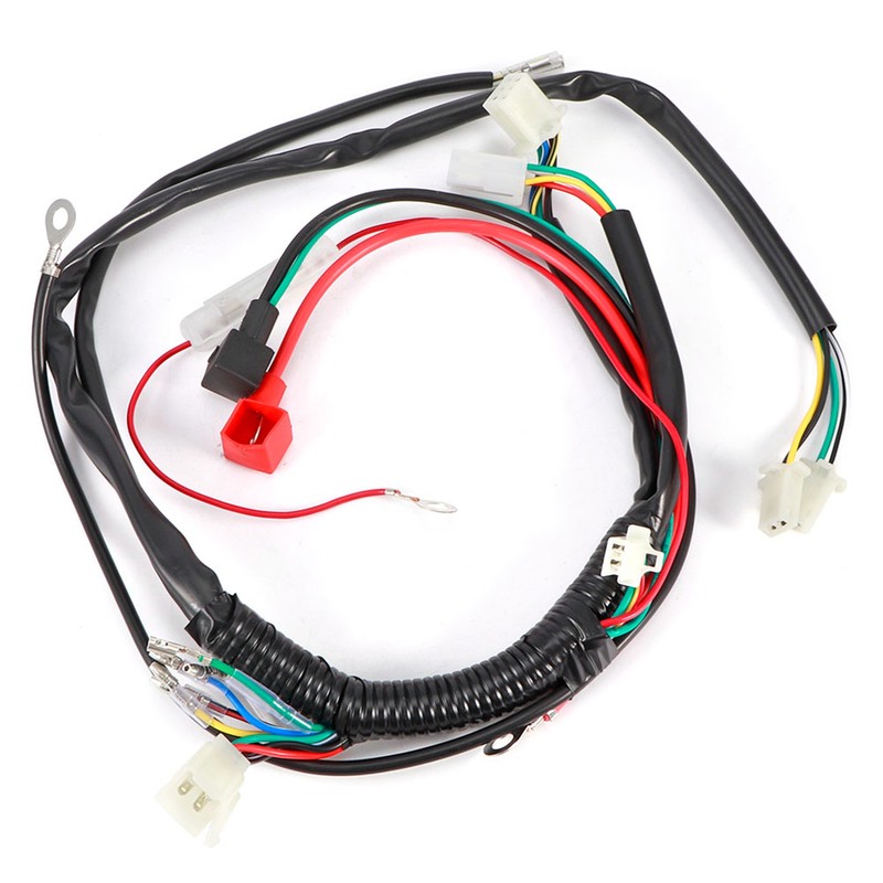 Electric Engine Start Wiring Loom Harness for Pit Bike Motorcycle