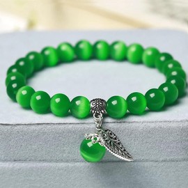Green Jade Bracelet for Women 2024 Natural Jade Beaded Bracelet Lucky Wealth Bracelet Jade Crystal Bracelet Jade Crystal Jewelry Healing Bracelets Bring Luck and Prosperity