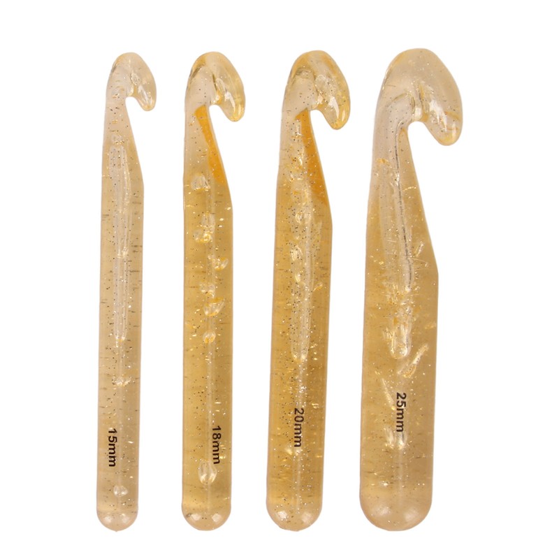Large Crochet Hooks Plastic Weaving Knitting Crochet Hook Tools for