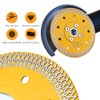 OSECH 4.5" Tile Saw Blade Diamond Cutting Blade with 5/8"-11