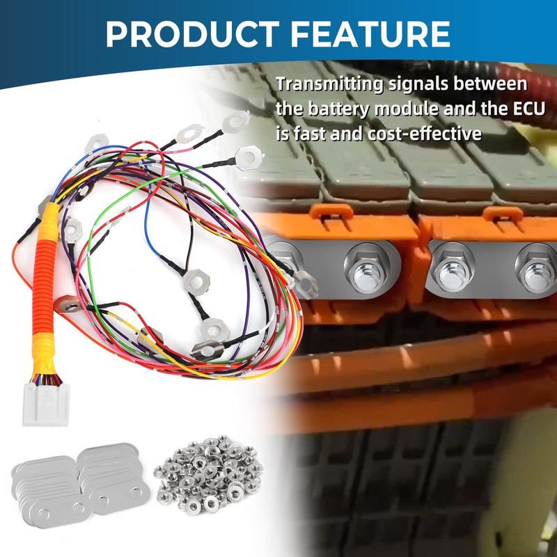 Hybrid Battery Stainless Bus Bars & Flange Nuts with Wire