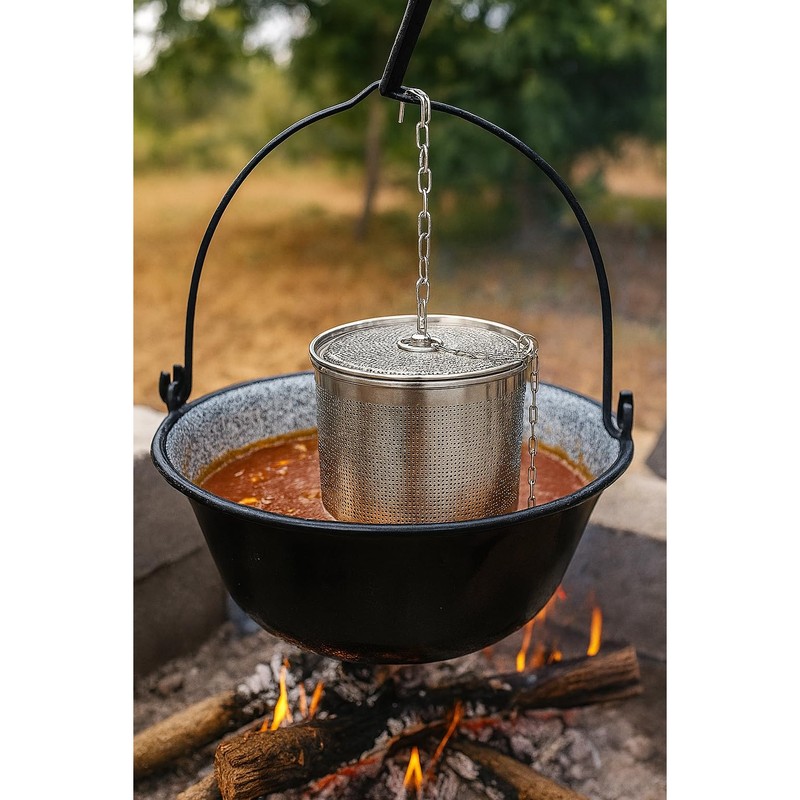 Stainless Steel Seasoning Strainer | Large Capacity Tea Mesh Tea