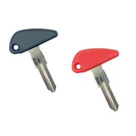 DWL 2X Blank Blade Uncut Key Motorcycle Key Uncut Replacement for Indian Scout 1920-2018 Present (red+Black)