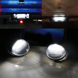 Overun BRIGHT-TECH Series 2pcs 9 SMD Replacement LED License Plate Light Lamp Designed For 1990-2014 Ford F-150 F-250 F-350 F-450 F-550 Superduty Excursion Expedition Explorer Sport Trac Bronco Ranger