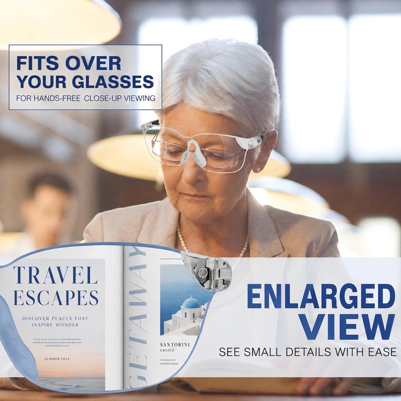 180% Magnifying Glass for Close Work,1 Pack