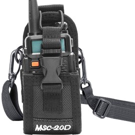 Litensh Radio Holder Walkie Talkie Pouch Molle Radio Bag Radio Holster Strap Radio Case for Duty Belt GPS Walkie Talkies