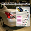 6Pin Rear Tail Light Lamp Connector Plug Fit for Can