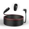 WOLFBOX 50ft Threaded 6-Pin USB-C Rear Camera Replacement Cable, IP67